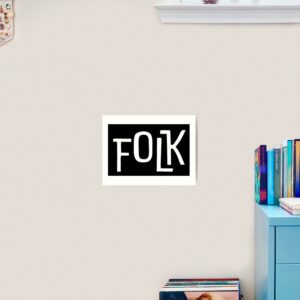 FOLK Brand Merchandise Art Print