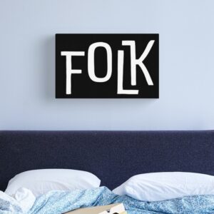 FOLK Brand Merchandise Canvas Print