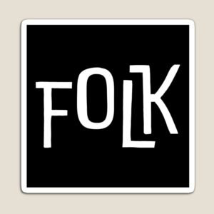 FOLK Brand Merchandise Magnet