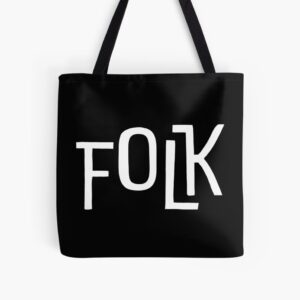 FOLK Brand Merchandise All Over Print Tote Bag