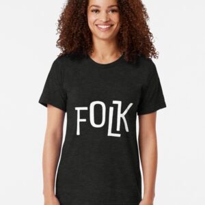 FOLK Brand Merchandise Tri-blend T-Shirt