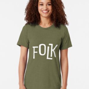 FOLK Brand Merchandise Tri-blend T-Shirt