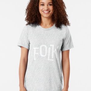 FOLK Brand Merchandise Tri-blend T-Shirt