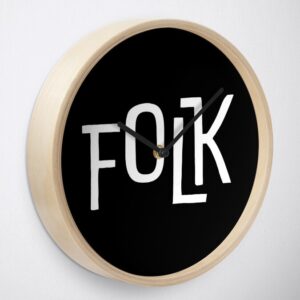 FOLK Brand Merchandise Clock