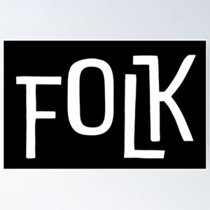 FOLK Brand Merchandise Poster