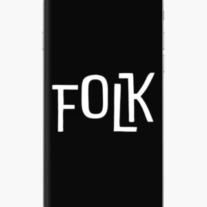 FOLK Brand Merchandise iPhone Skin