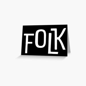 FOLK Brand Merchandise Greeting Card