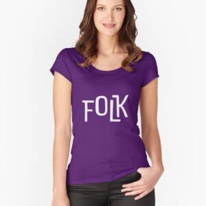 FOLK Brand Merchandise Fitted Scoop T-Shirt