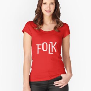 FOLK Brand Merchandise Fitted Scoop T-Shirt