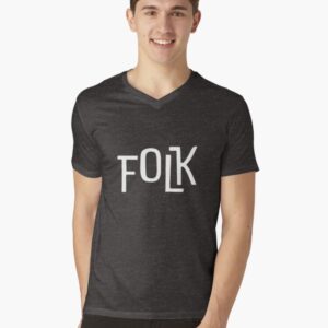 FOLK Brand Merchandise V-Neck T-Shirt