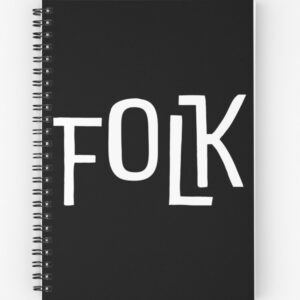 FOLK Brand Merchandise Spiral Notebook