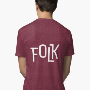 FOLK Brand Merchandise Tri-blend T-Shirt