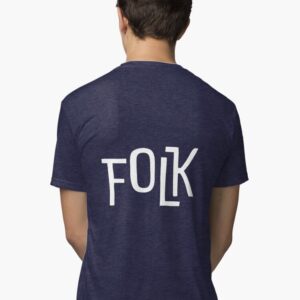 FOLK Brand Merchandise Tri-blend T-Shirt