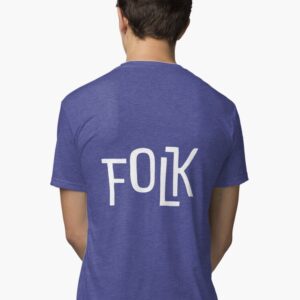 FOLK Brand Merchandise Tri-blend T-Shirt