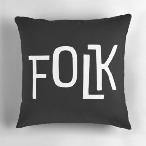 FOLK Brand Merchandise Throw Pillow